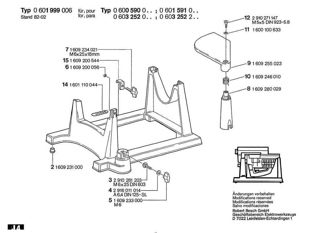 Bosch ---- / 0601999006 / --- Spare Parts