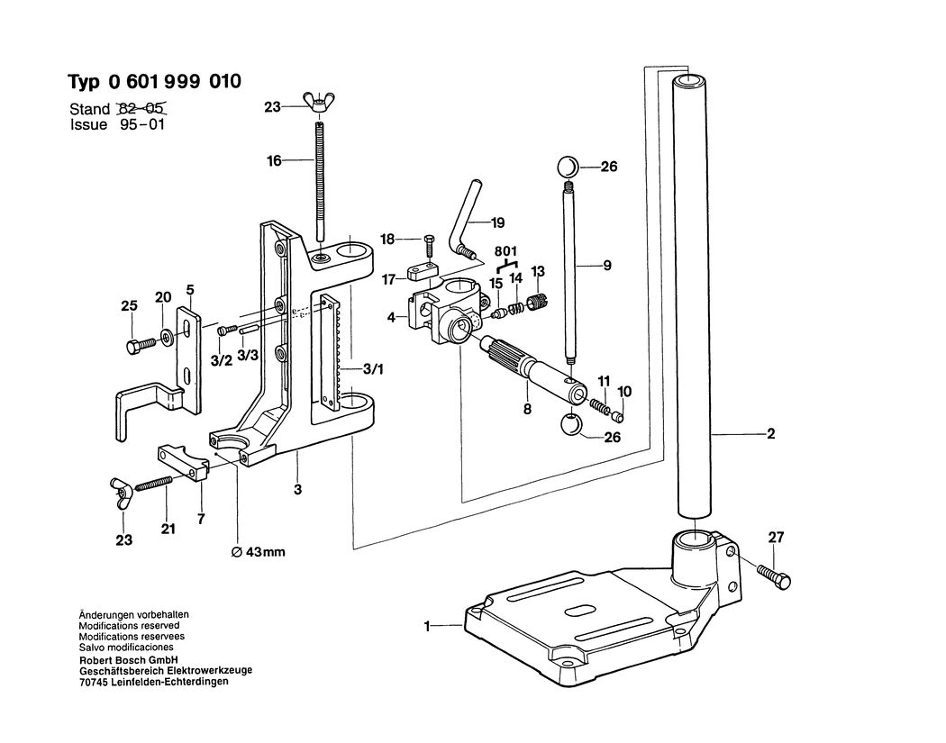 Bosch ---- / 0601999010 / --- Spare Parts