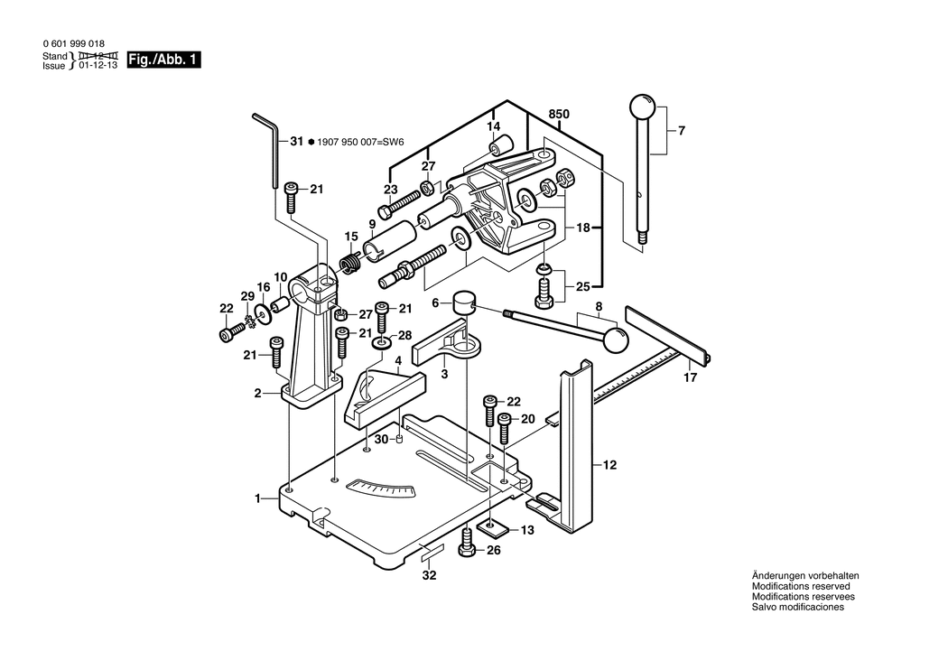 Bosch ---- / 0601999018 / --- Spare Parts