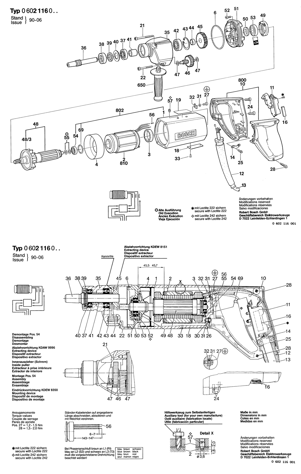 Bosch GR.65 / 0602116090 / --- Spare Parts