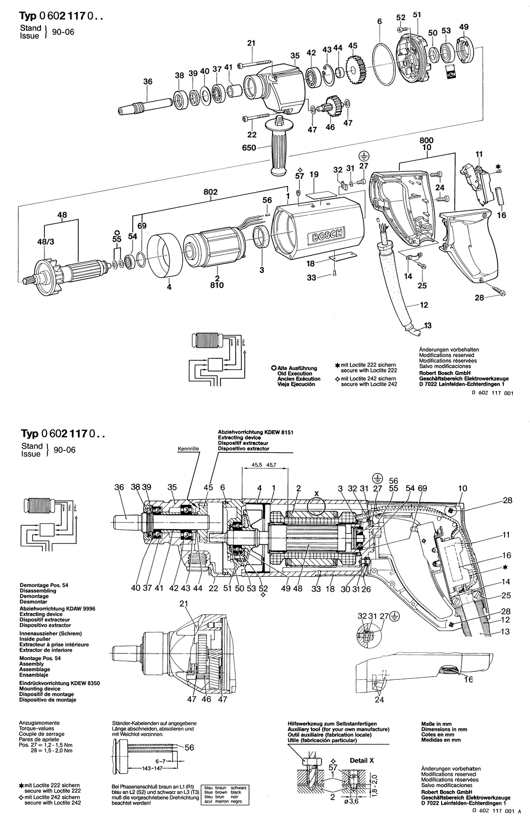 Bosch GR.65 / 0602117009 / --- Spare Parts