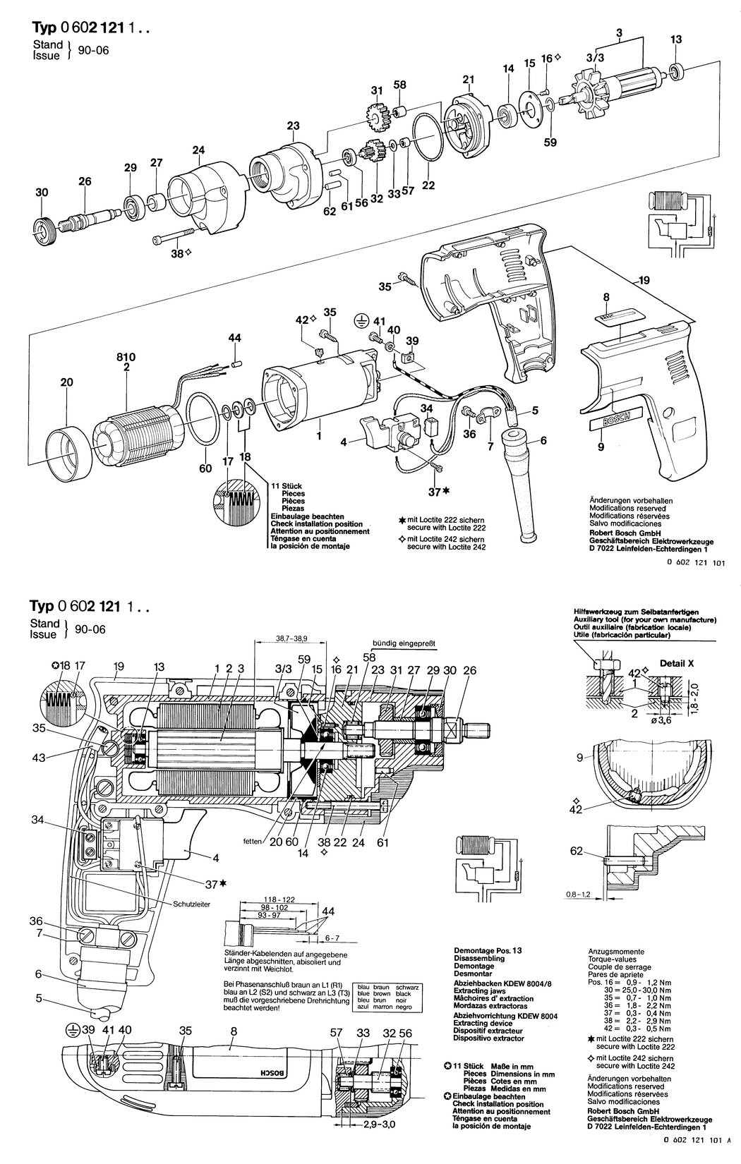 Bosch GR.55 / 0602121104 / --- 135 Volt Spare Parts