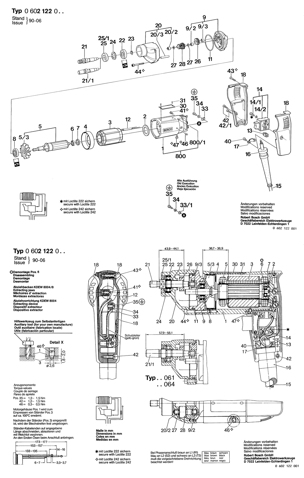 Bosch GR.55 / 0602122011 / --- Spare Parts