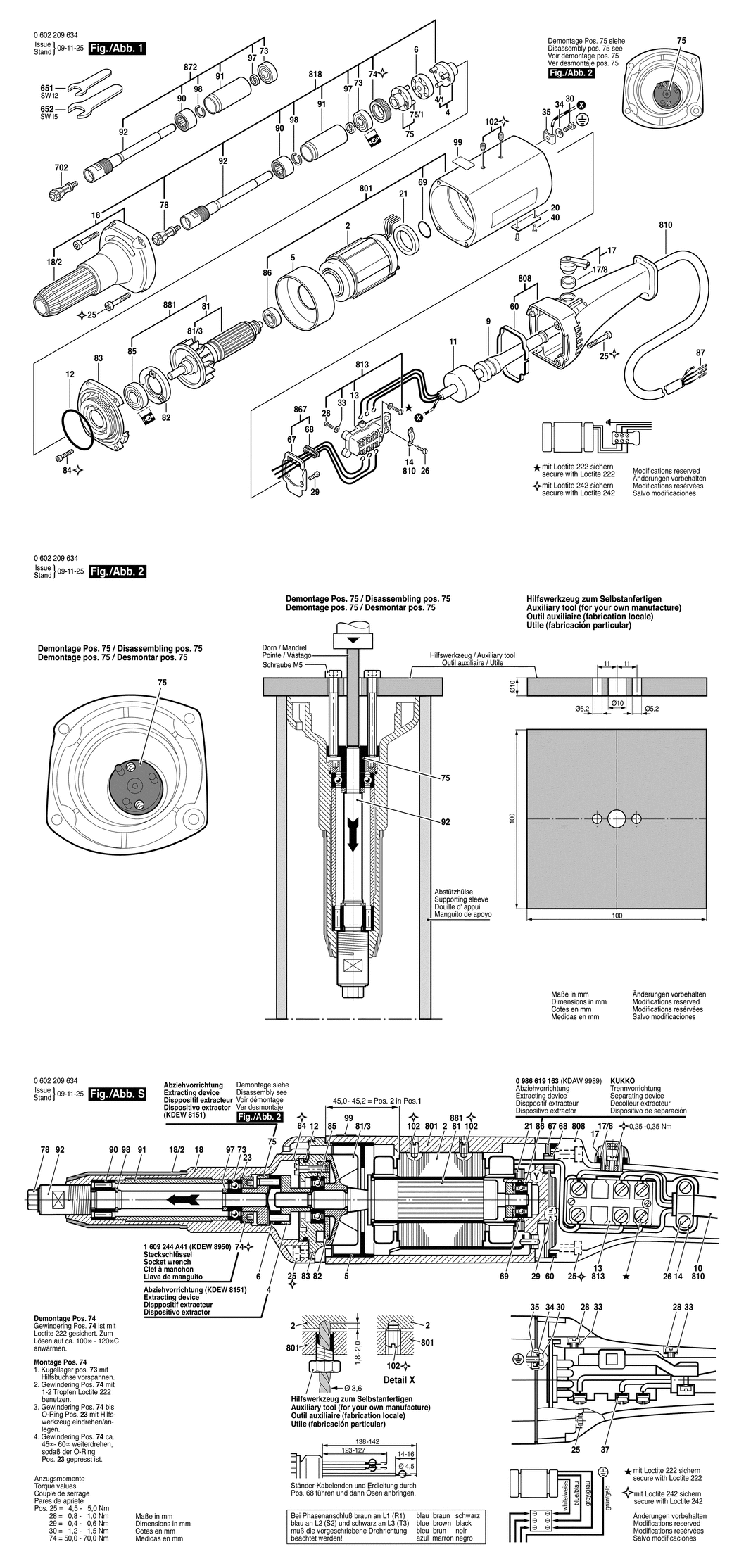 Bosch ---- / 0602209634 / --- Spare Parts