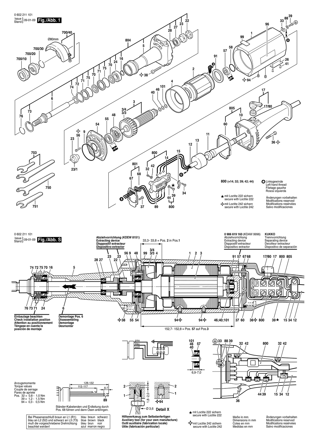 Bosch ---- / 0602211134 / --- Spare Parts