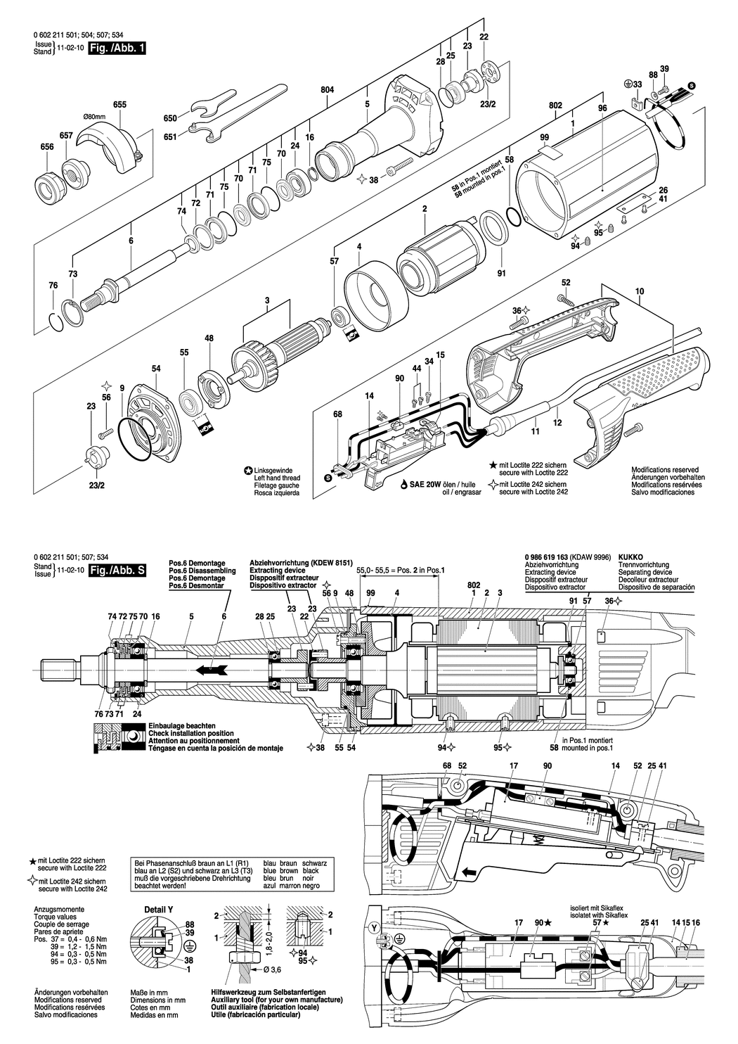 Bosch ---- / 0602211504 / --- Spare Parts