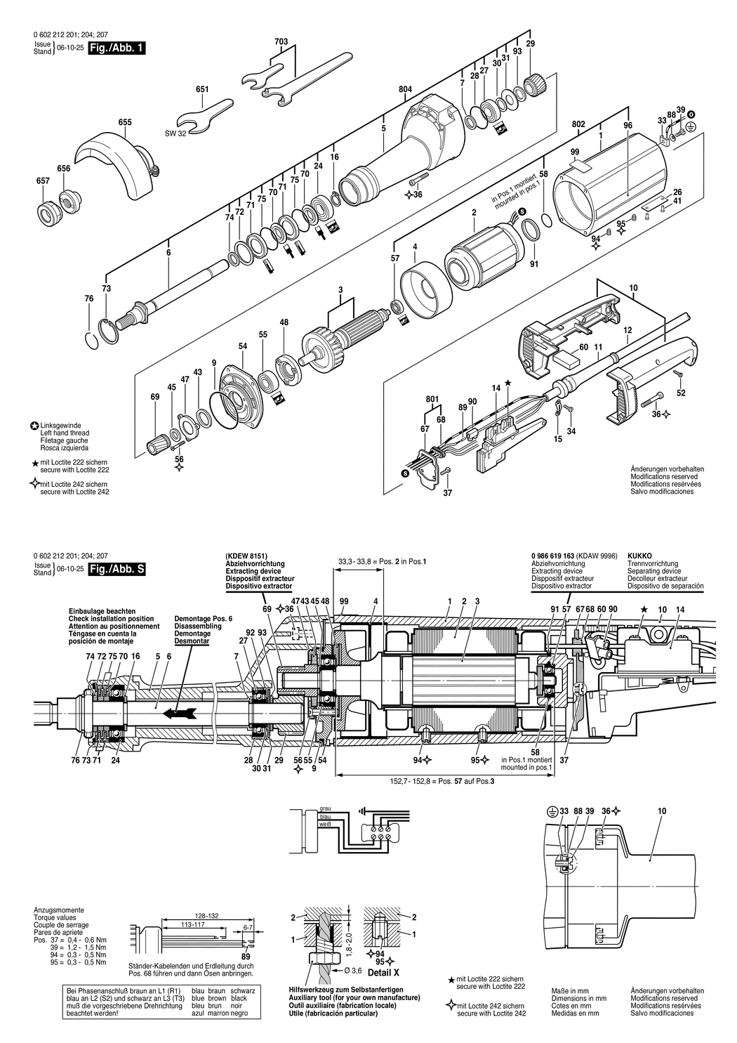 Bosch ---- / 0602212201 / --- Spare Parts