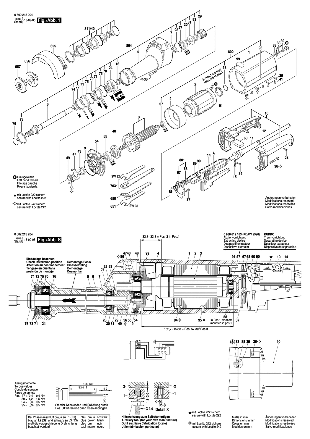 Bosch ---- / 0602213204 / --- Spare Parts