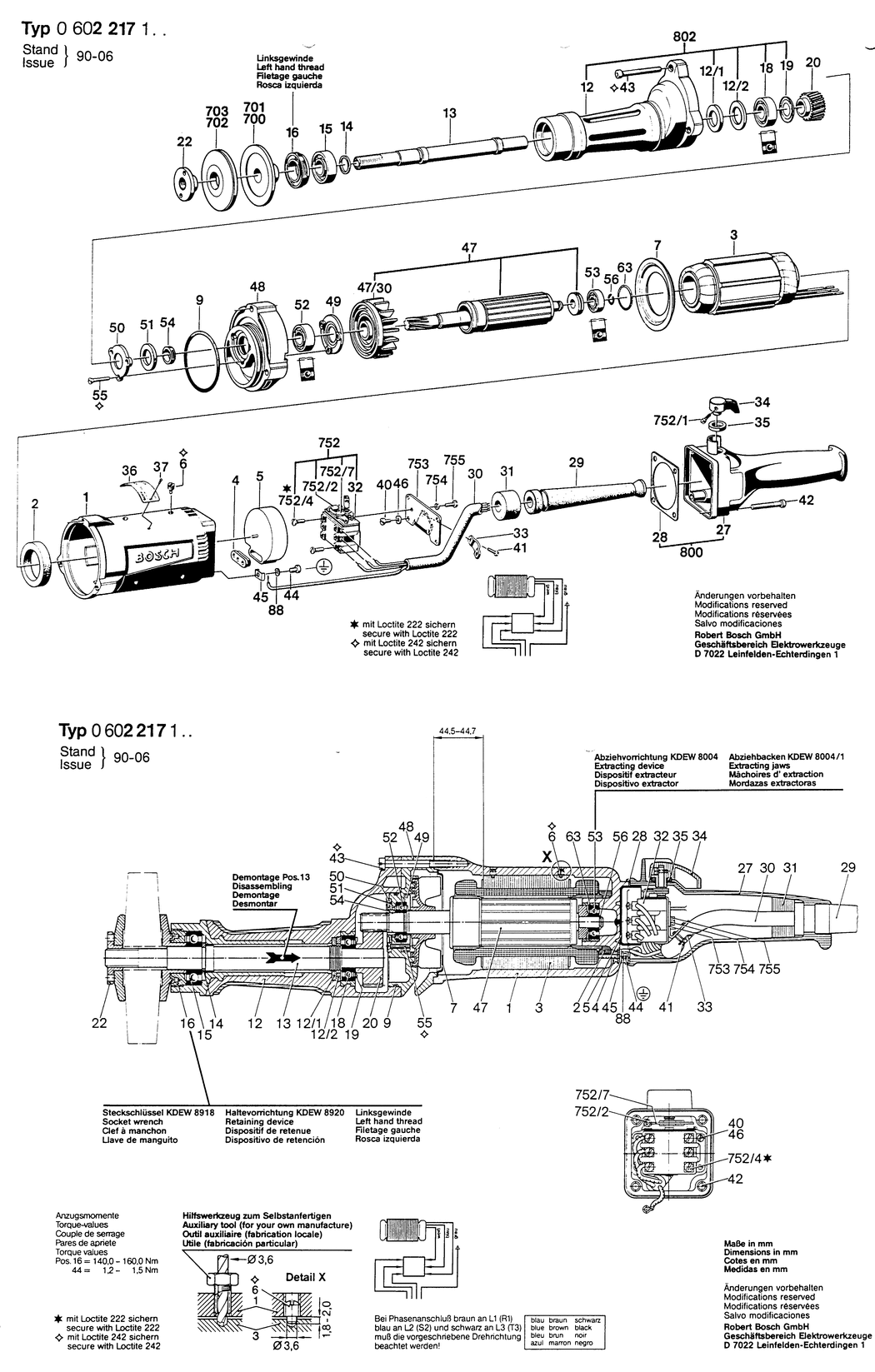 Bosch ---- / 0602217105 / --- Spare Parts