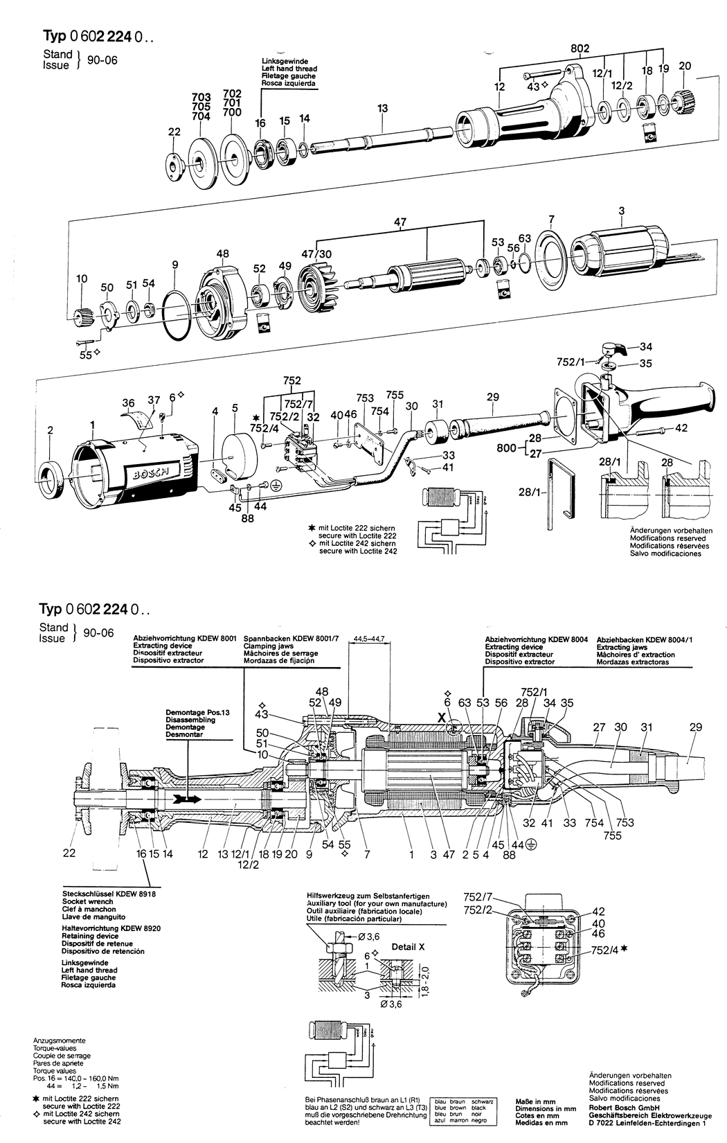 Bosch ---- / 0602224011 / --- Spare Parts