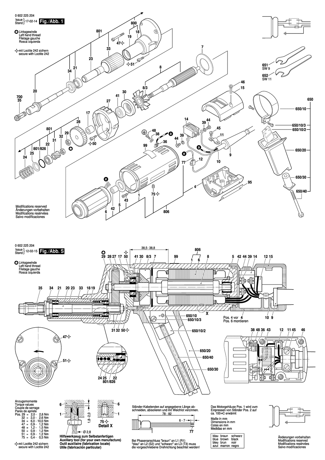 Bosch ---- / 0602225204 / --- Spare Parts