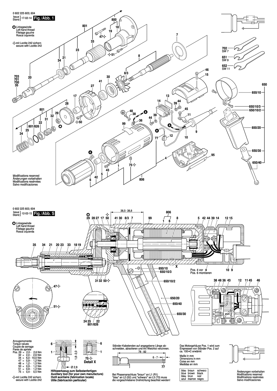 Bosch ---- / 0602225603 / --- Spare Parts