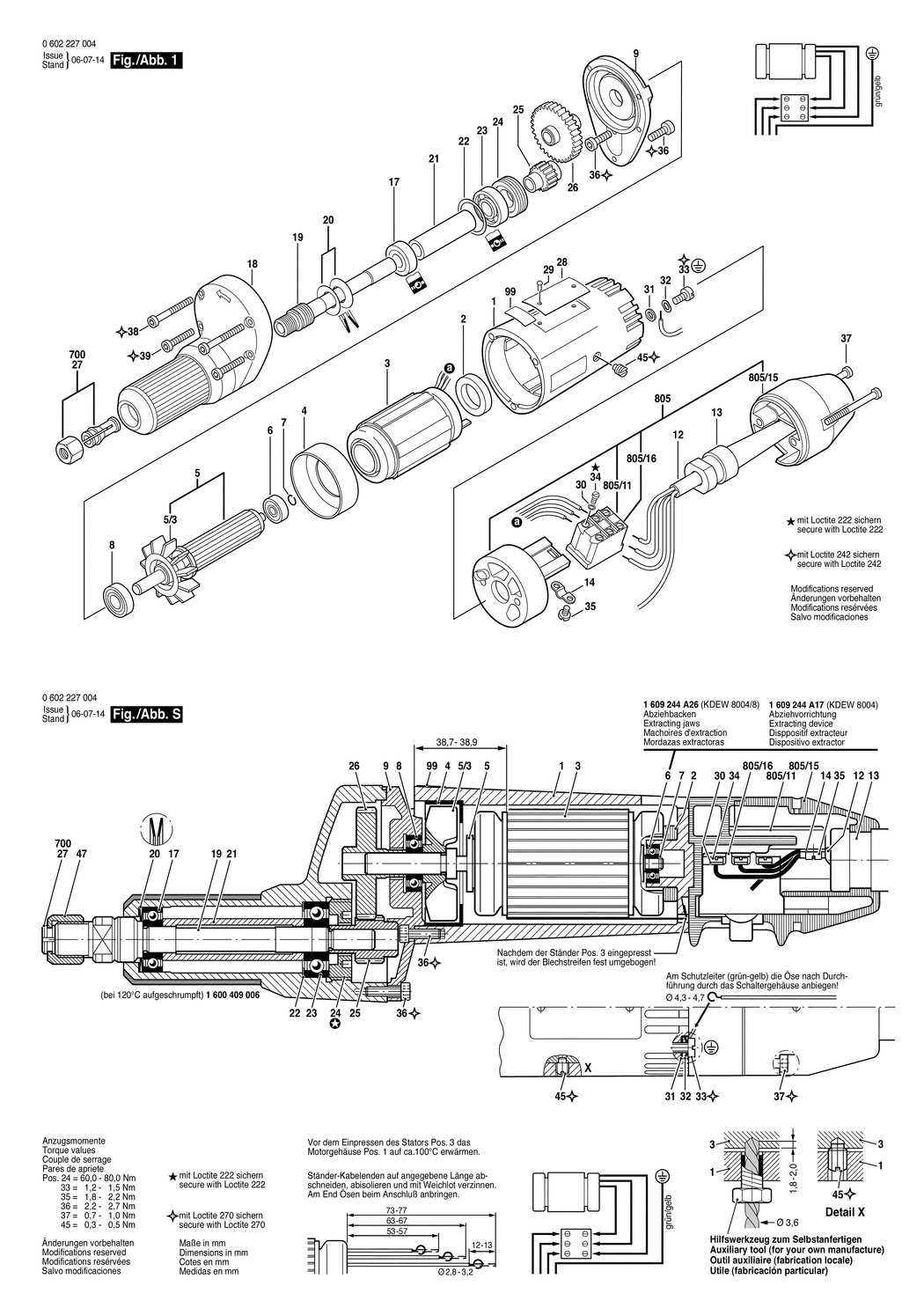 Bosch ---- / 0602227004 / --- Spare Parts