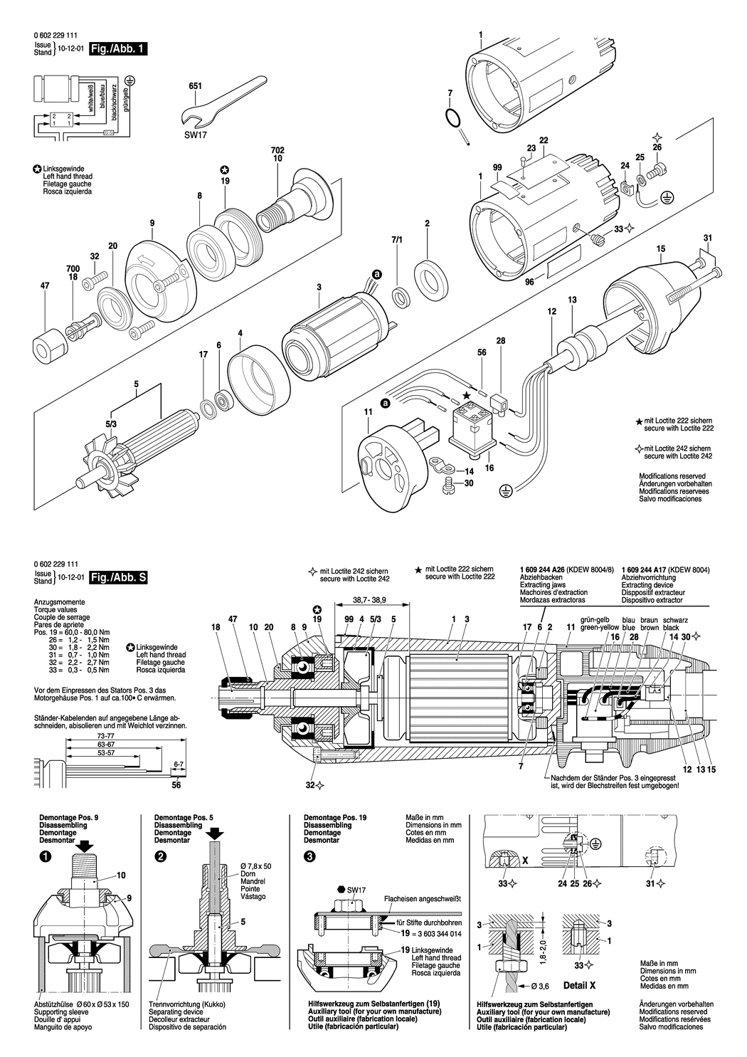 Bosch ---- / 0602229111 / --- Spare Parts