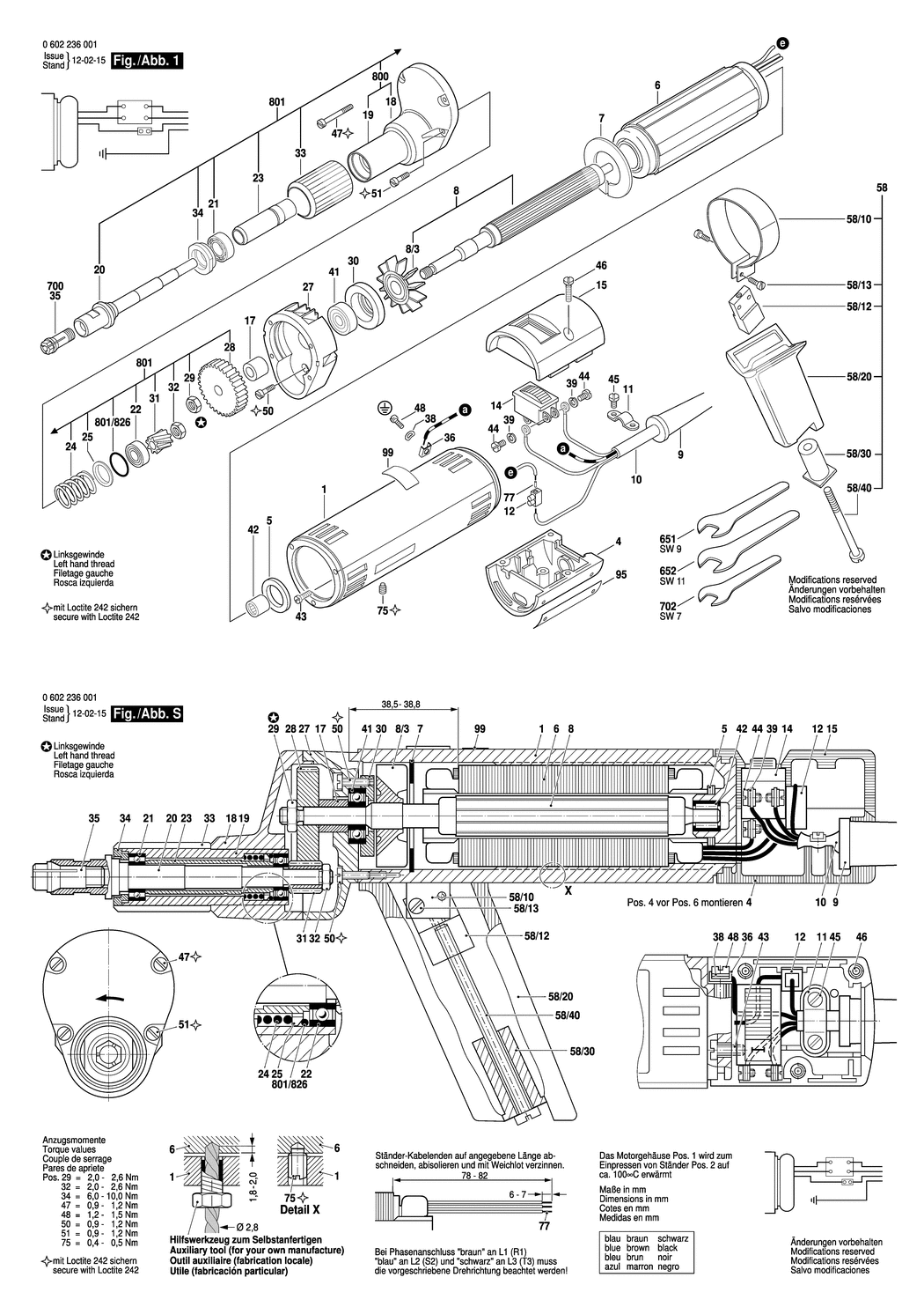 Bosch ---- / 0602236001 / --- Spare Parts