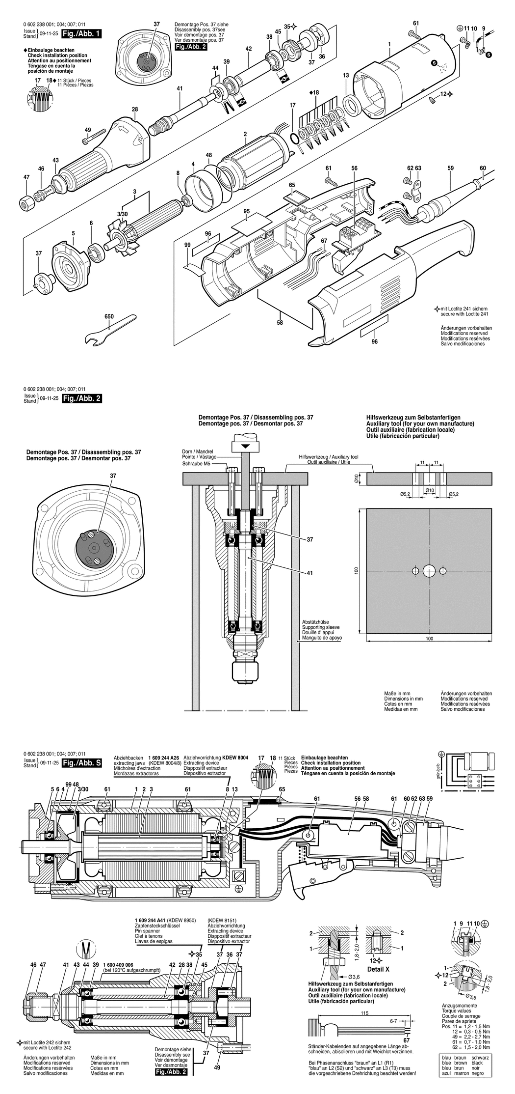 Bosch ---- / 0602238011 / --- Spare Parts