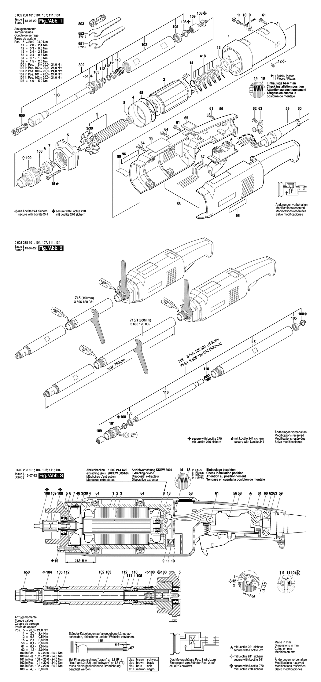 Bosch ---- / 0602238134 / --- Spare Parts