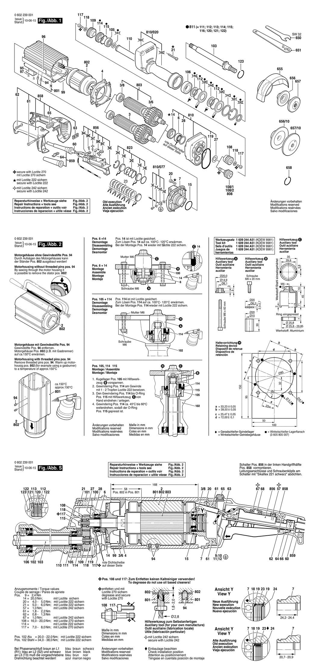 Bosch ---- / 0602239002 / --- 265 Volt Spare Parts