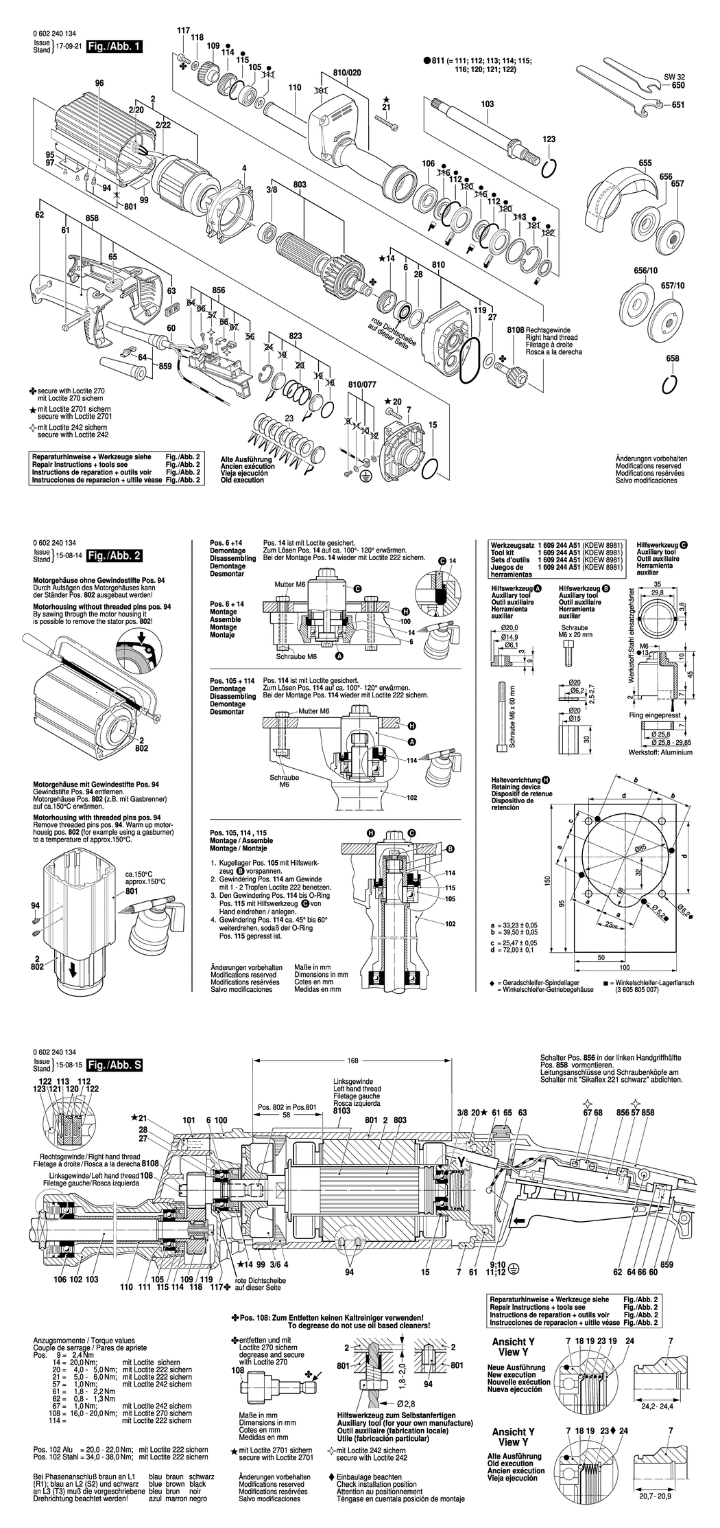 Bosch ---- / 0602240134 / --- Spare Parts