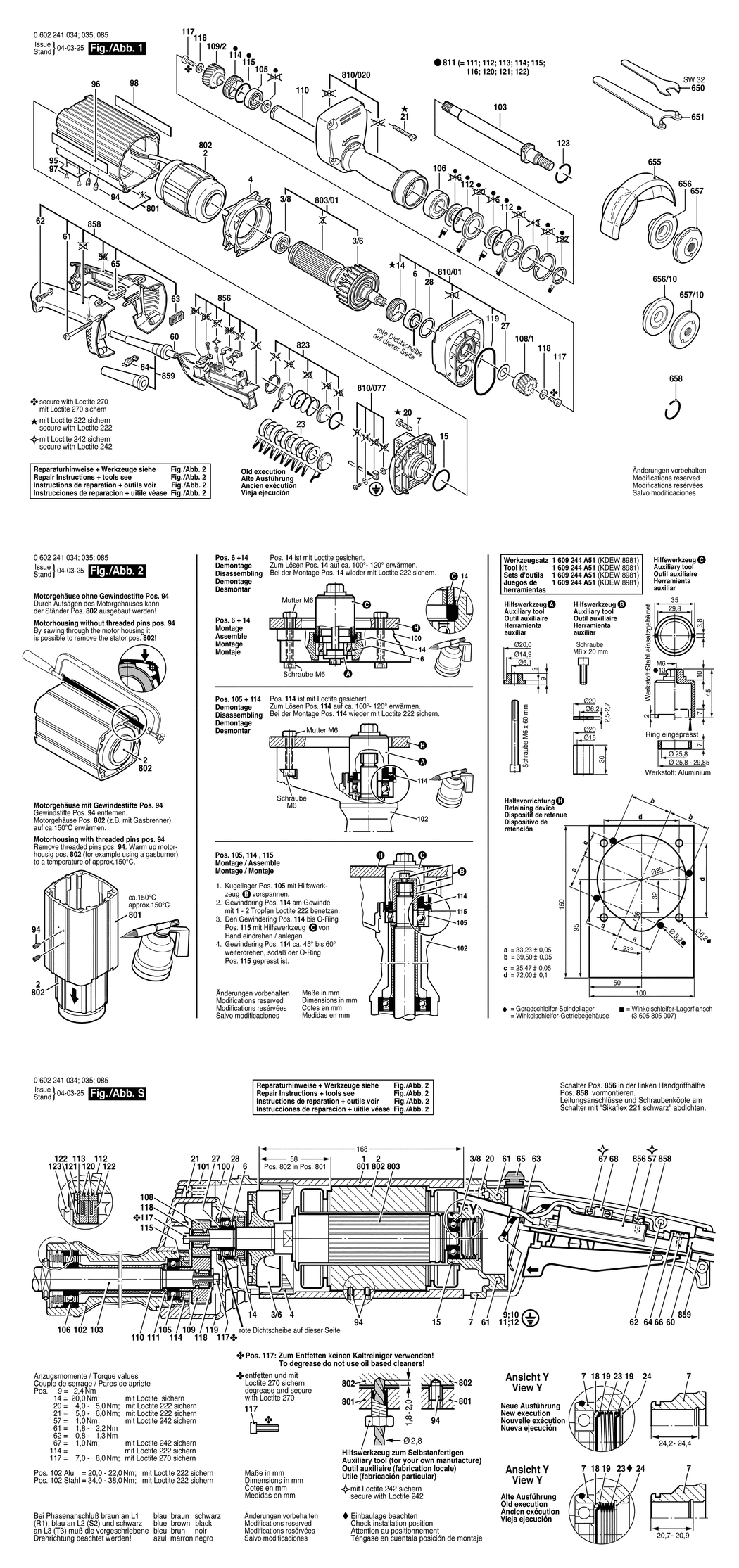 Bosch 2 241 / 0602241034 / --- Spare Parts