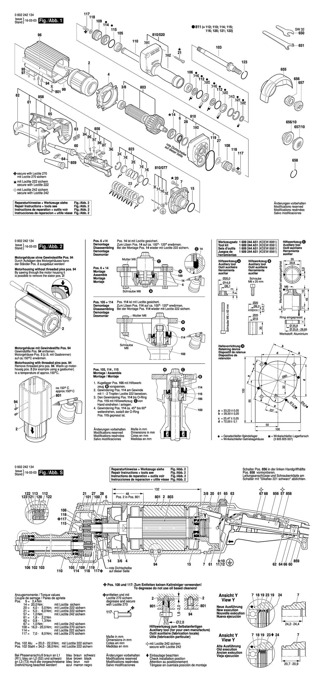 Bosch 2 242 / 0602242134 / --- Spare Parts