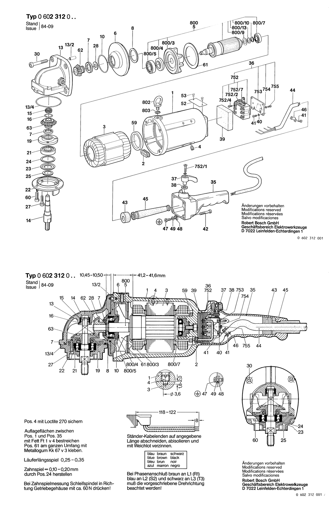 Bosch ---- / 0602312001 / --- Spare Parts