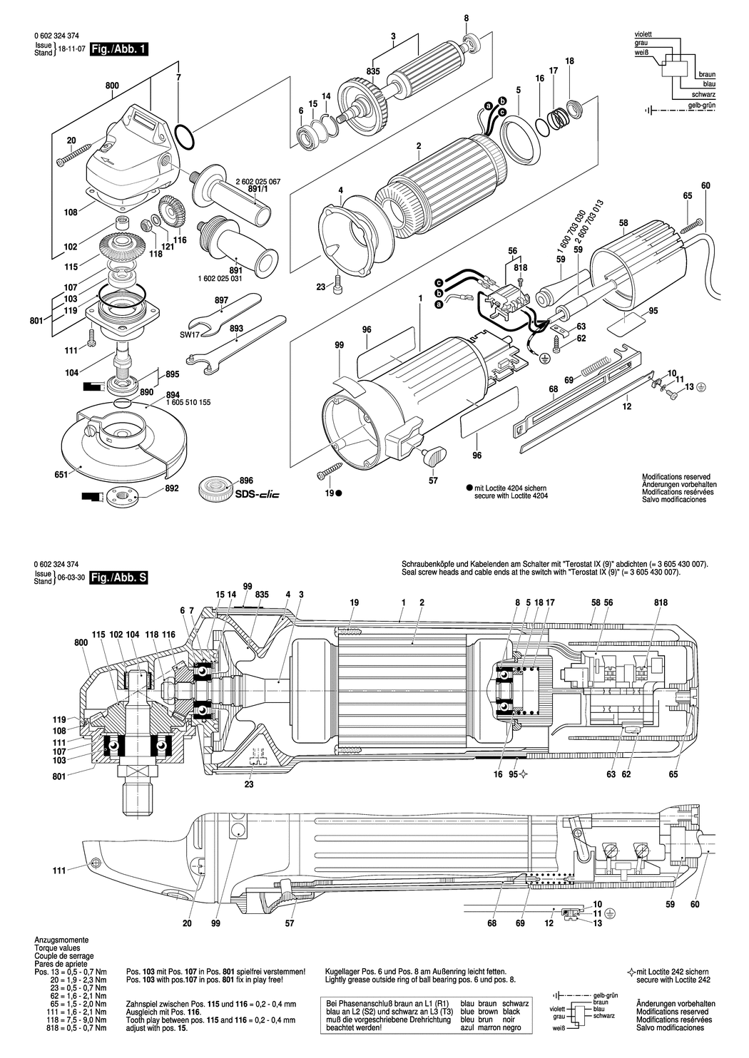 Bosch ---- / 0602324374 / --- Spare Parts