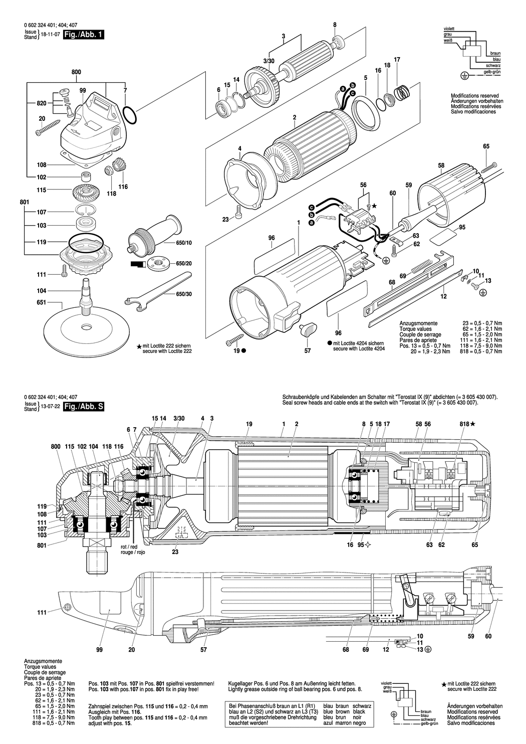 Bosch ---- / 0602324401 / --- Spare Parts