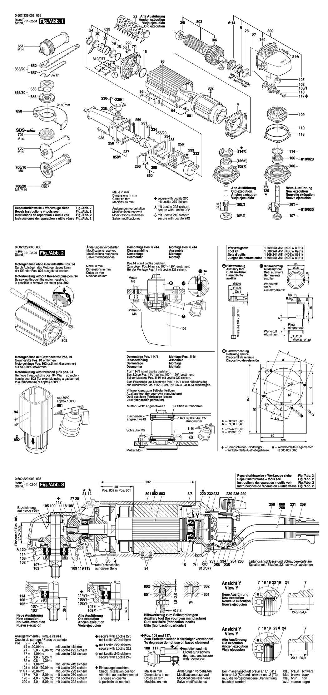 Bosch ---- / 0602329036 / --- Spare Parts