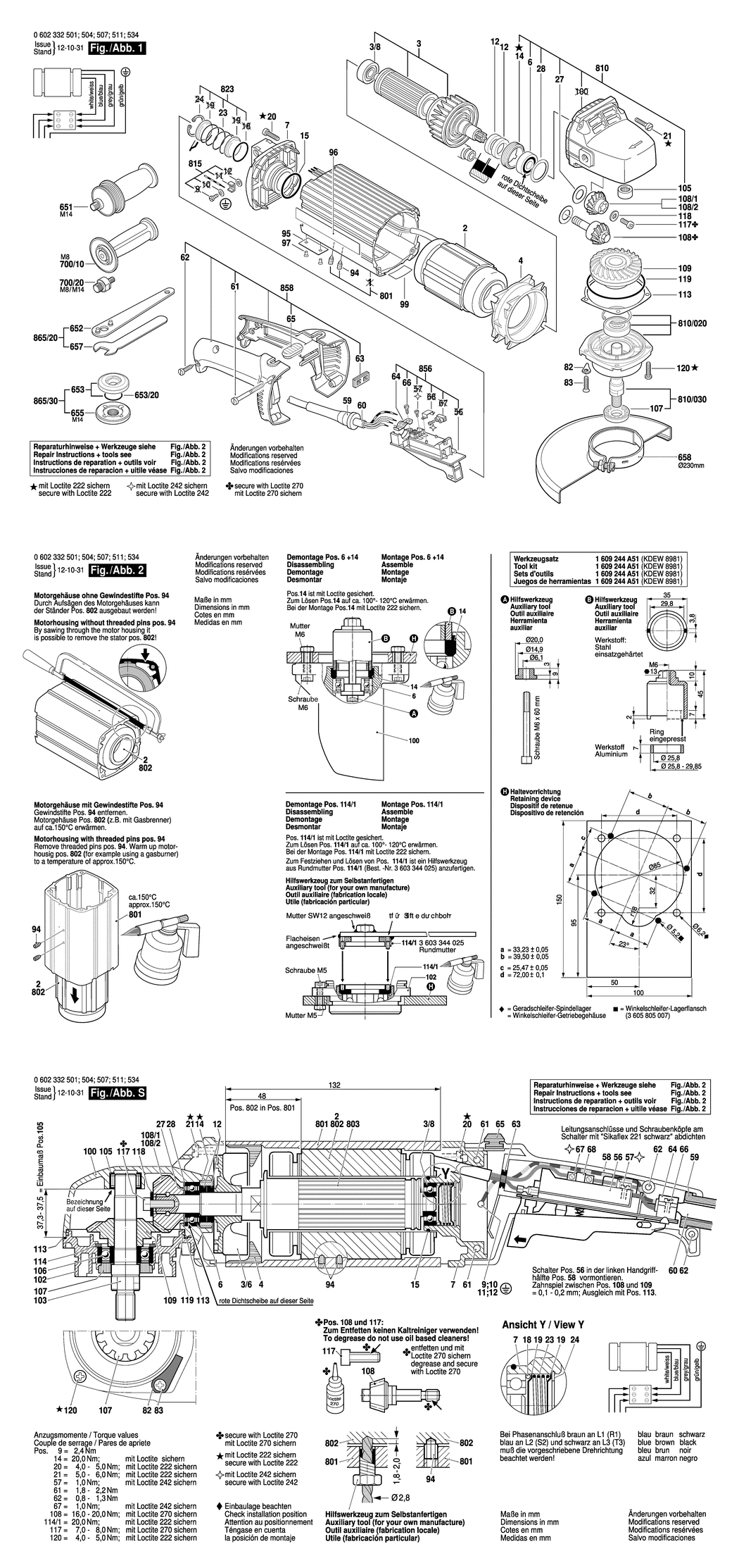 Bosch HWS 88/230 / 0602332501 / --- Spare Parts