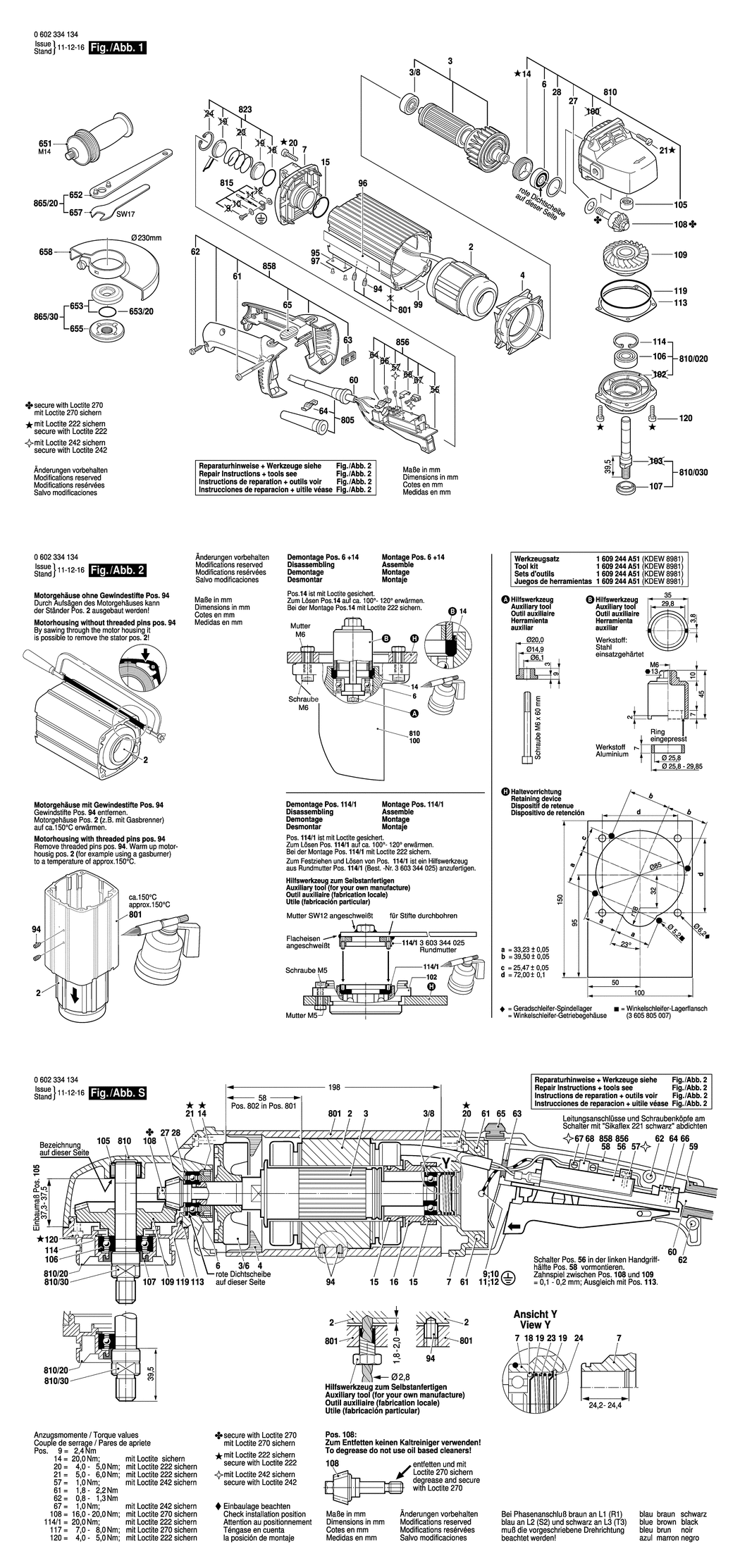 Bosch ---- / 0602334134 / --- Spare Parts