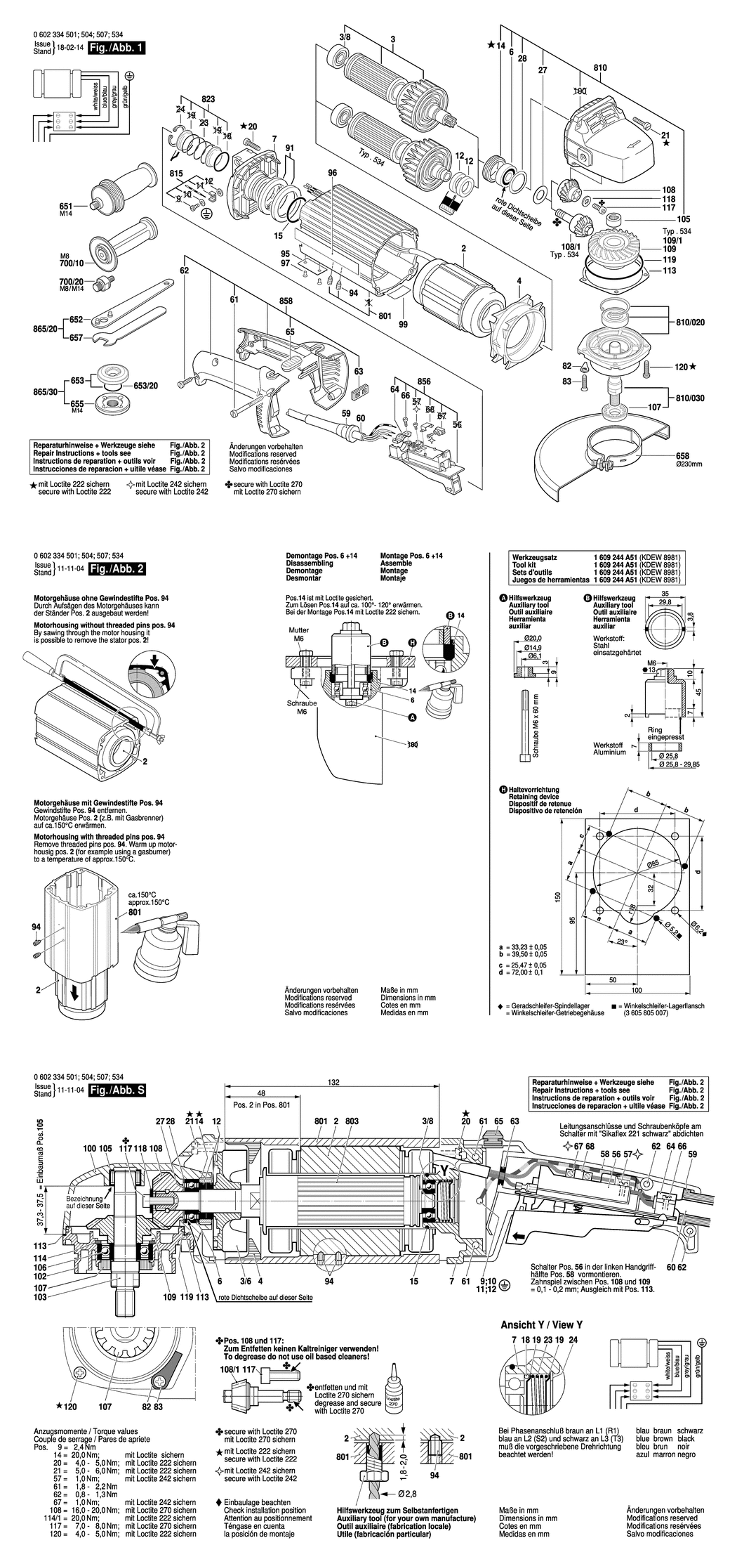 Bosch HWS 810/230 / 0602334501 / --- Spare Parts