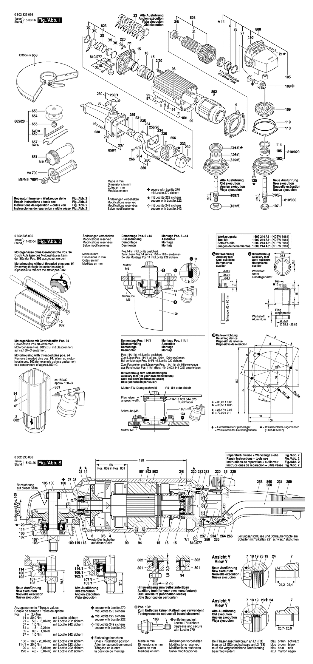 Bosch ---- / 0602335036 / --- Spare Parts