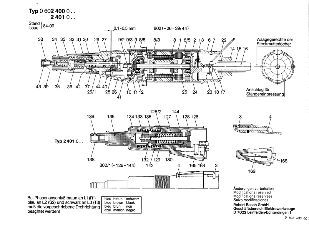 Bosch ---- / 0602400001 / --- Spare Parts