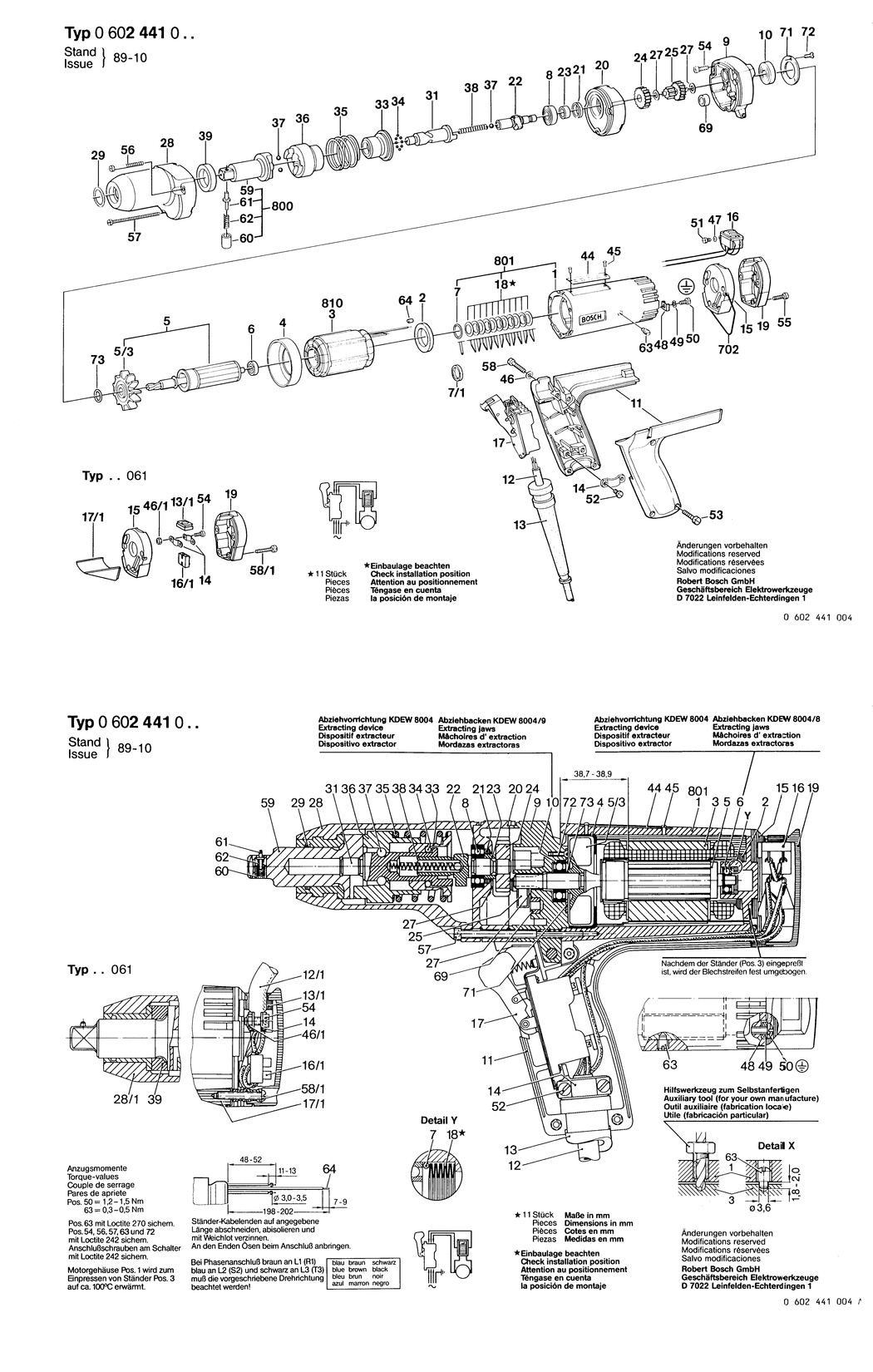 Bosch ---- / 0602441006 / --- Spare Parts