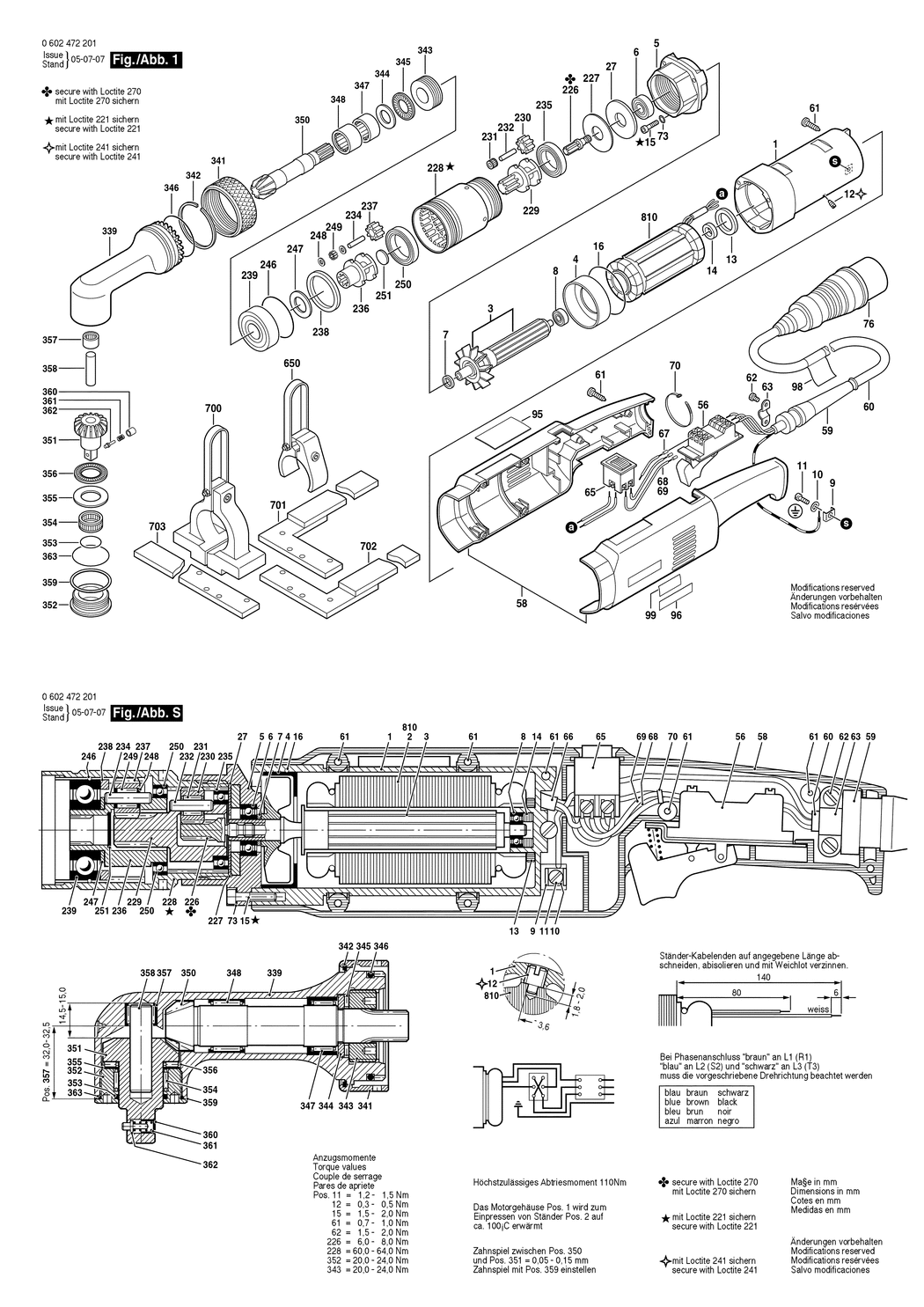 Bosch ---- / 0602472201 / --- Spare Parts