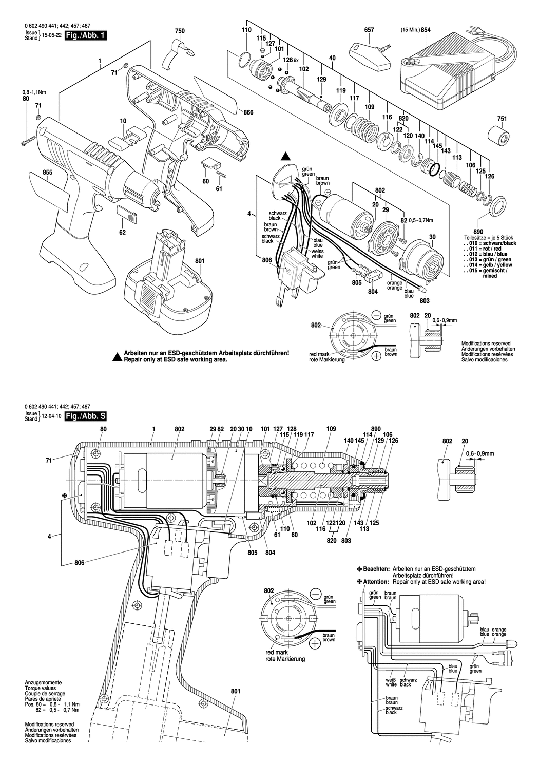 Bosch EXACT 12 / 0602490441 / --- 12 Volt Spare Parts