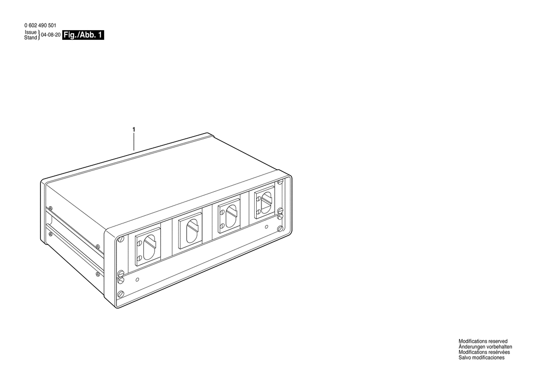 Bosch ML 60-4 / 0602490501 / --- Spare Parts