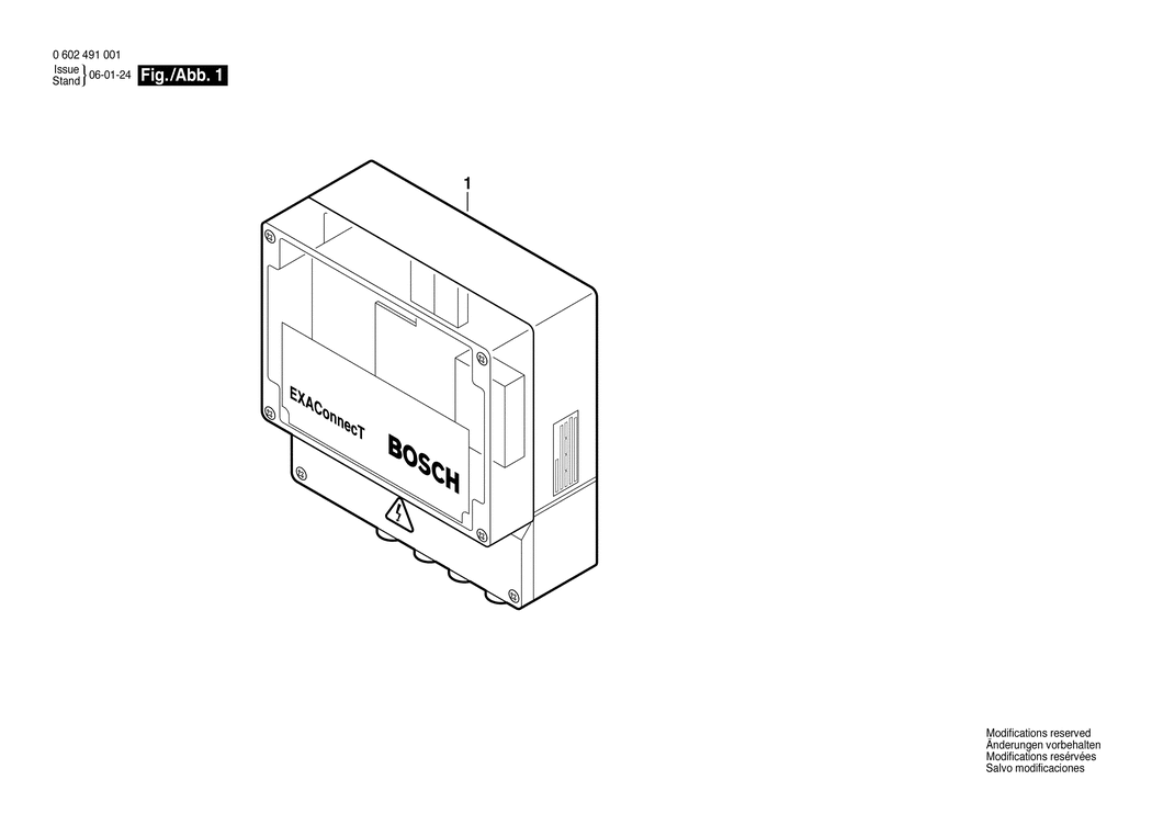 Bosch BT EXACT / 0602491001 / --- Spare Parts