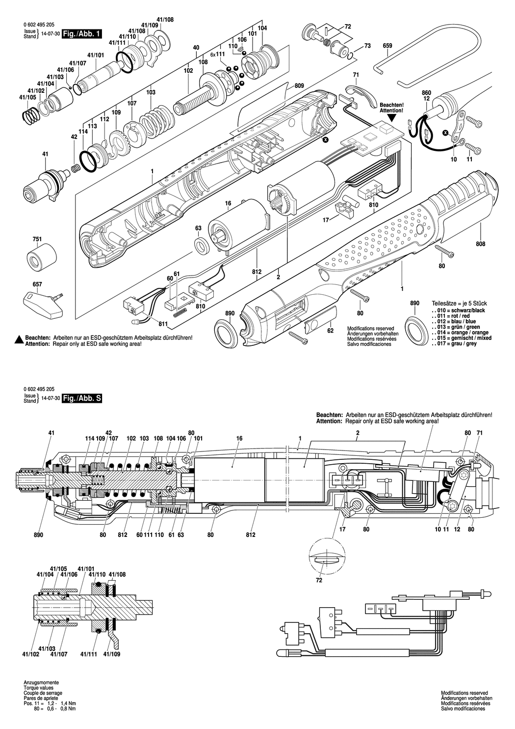 Bosch C-EXACT 6 / 0602495216 / --- Spare Parts