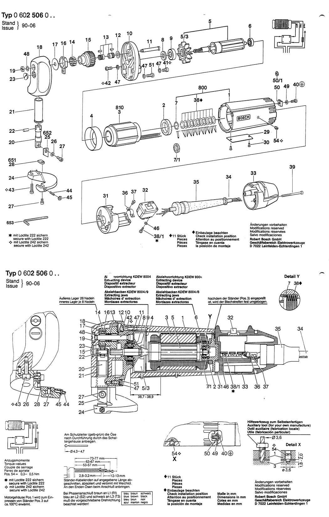 Bosch ---- / 0602506011 / --- Spare Parts