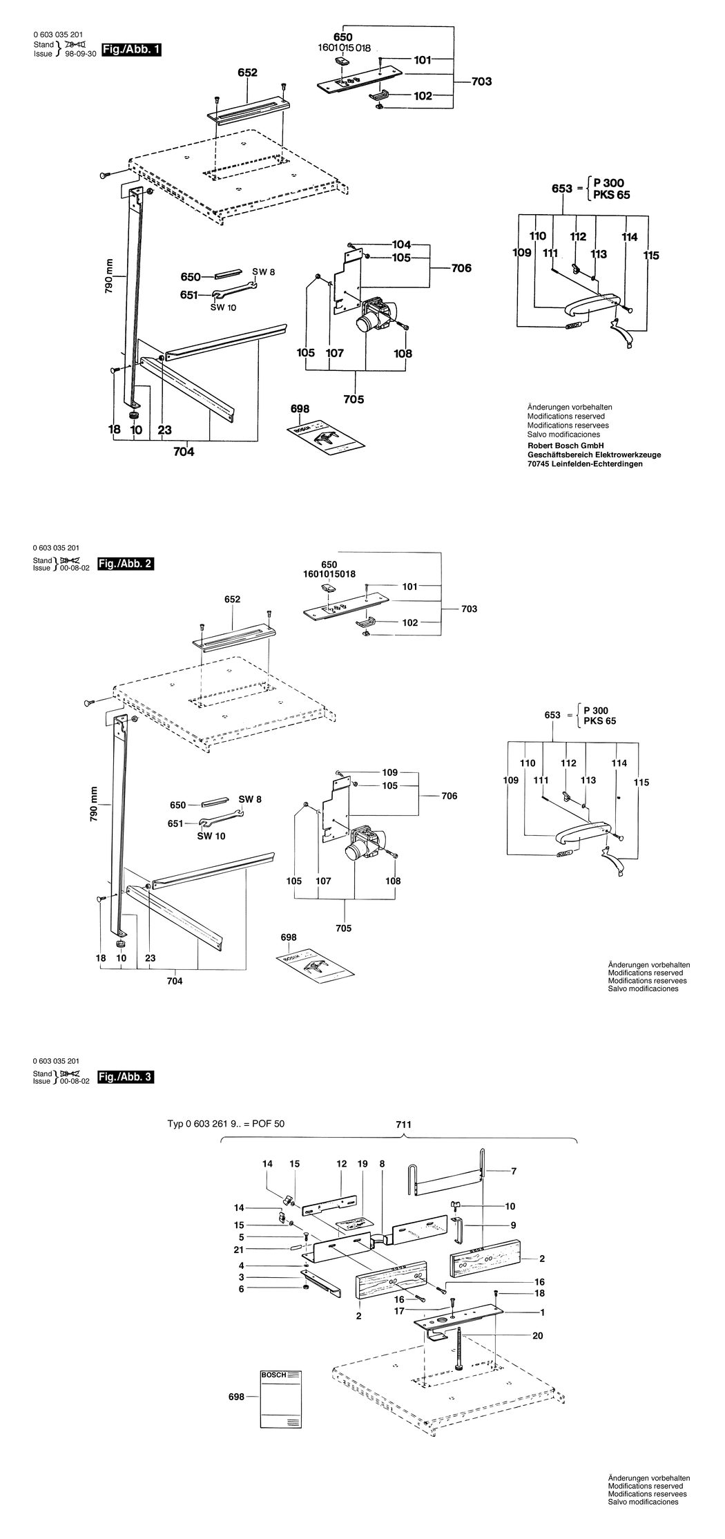 Bosch S 10 / 0603035201 / --- Spare Parts