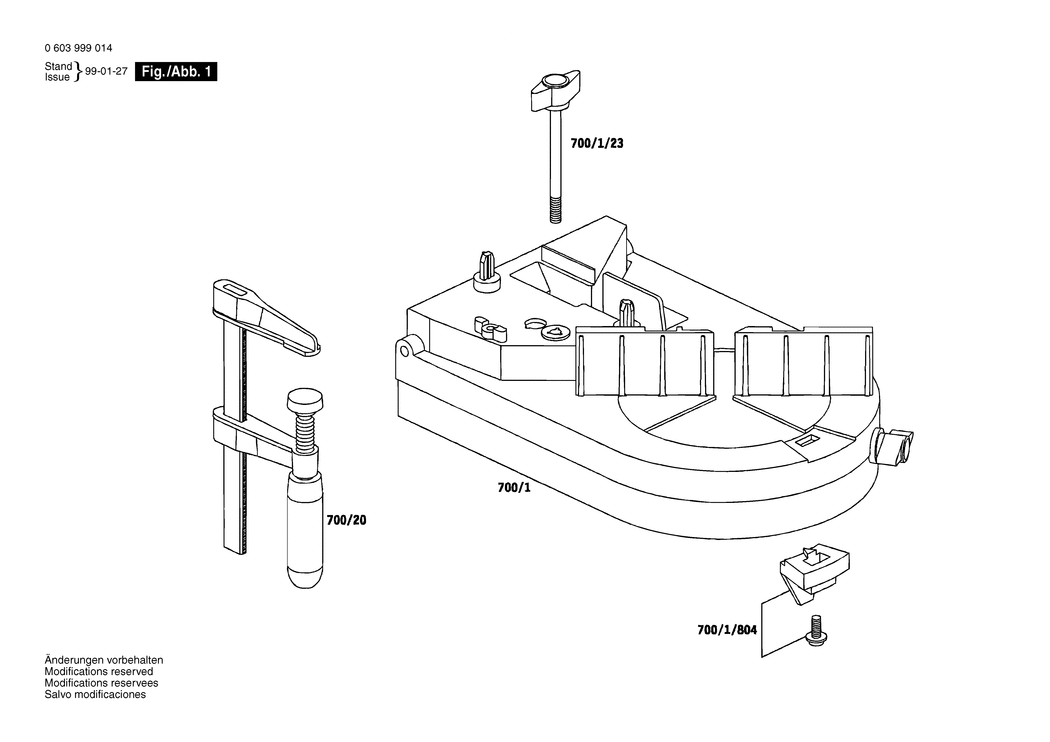 Bosch ---- / 0603999014 / --- Spare Parts