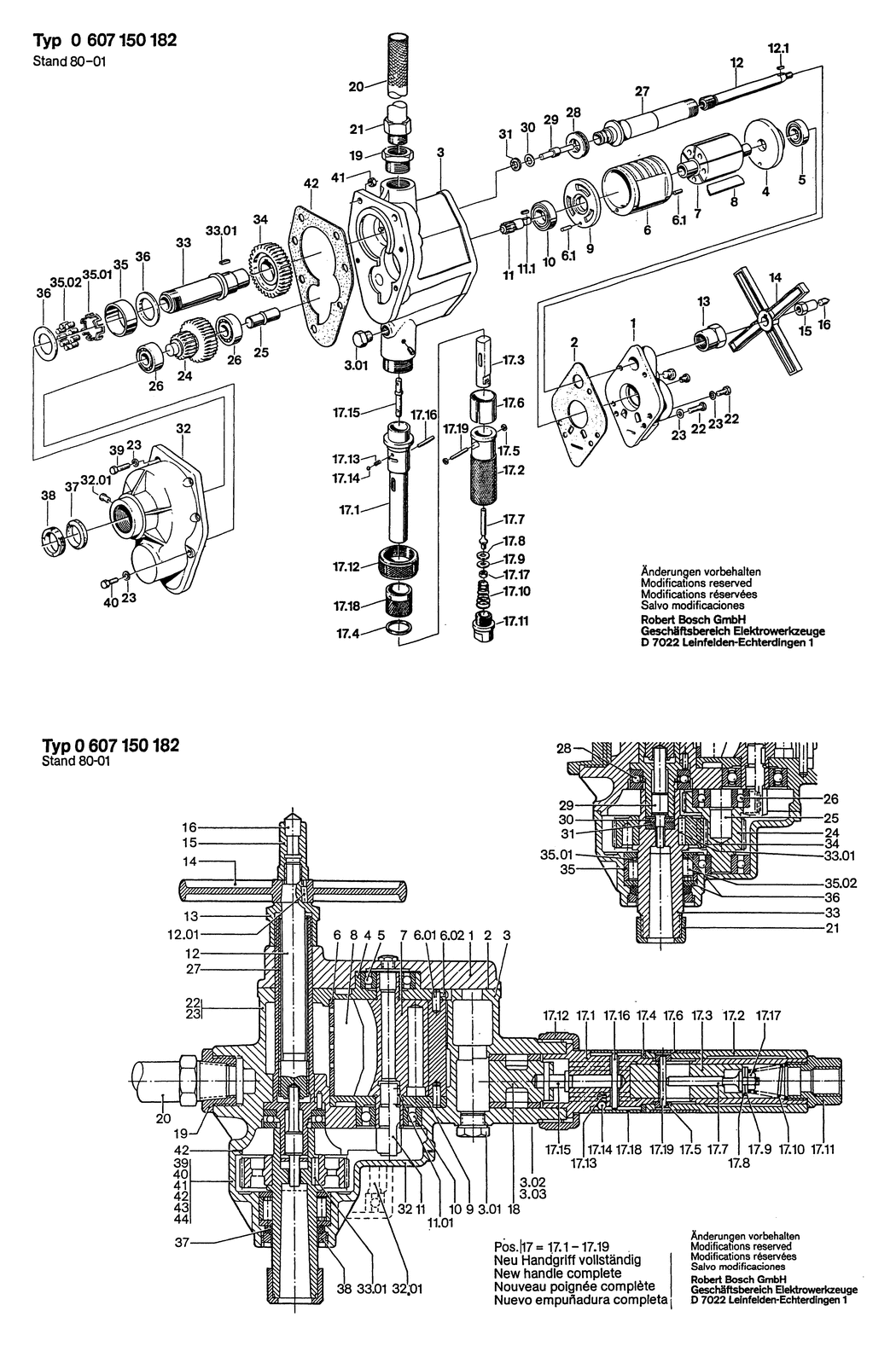 Bosch ---- / 0607150182 / --- Spare Parts