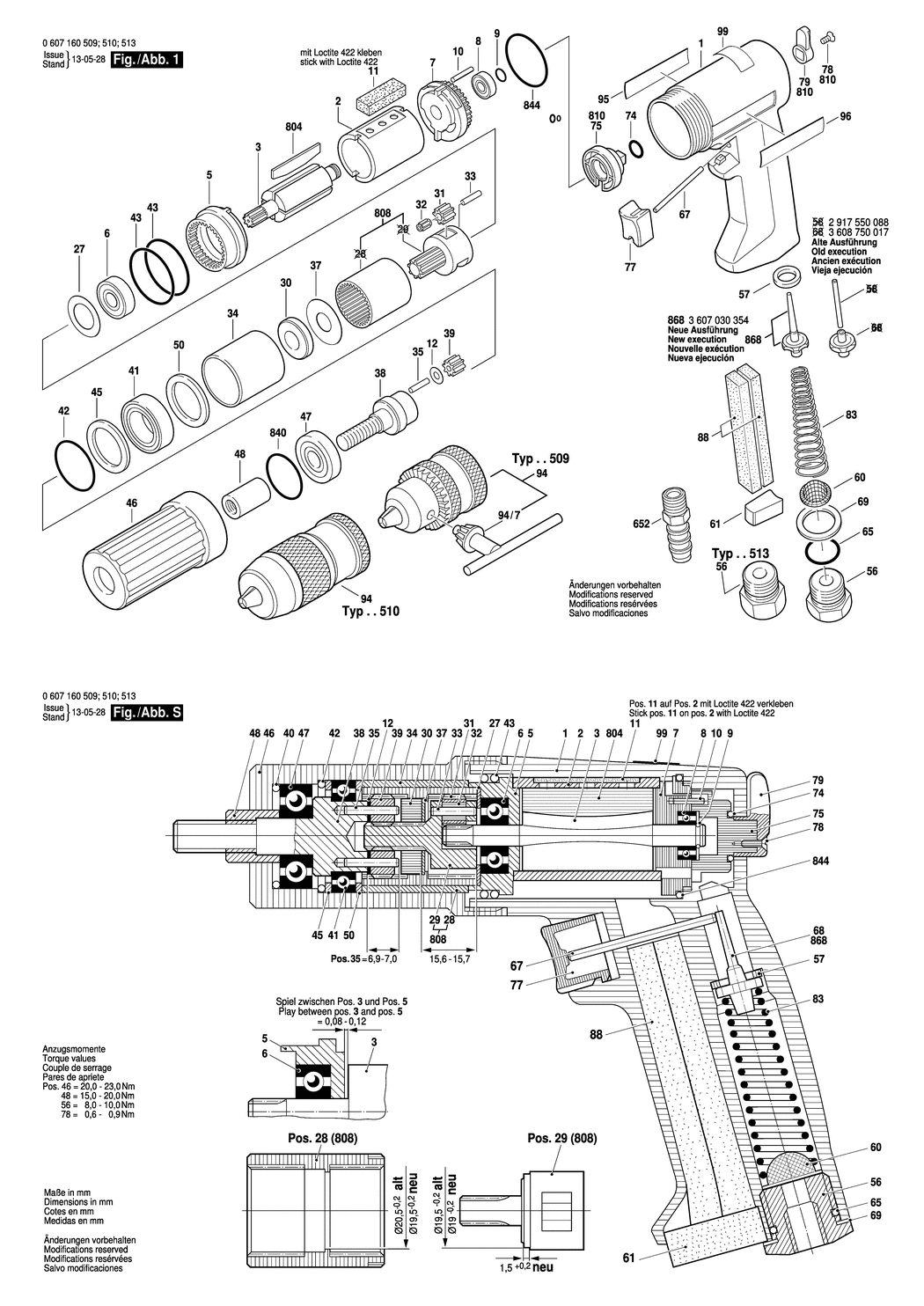 Bosch 320 WATT-SERIE / 0607160510 / --- Spare Parts