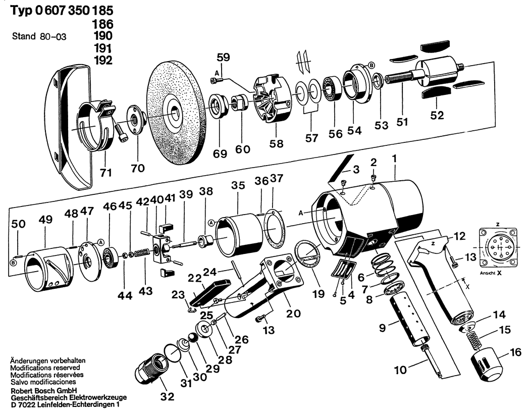 Bosch ---- / 0607350186 / --- Spare Parts