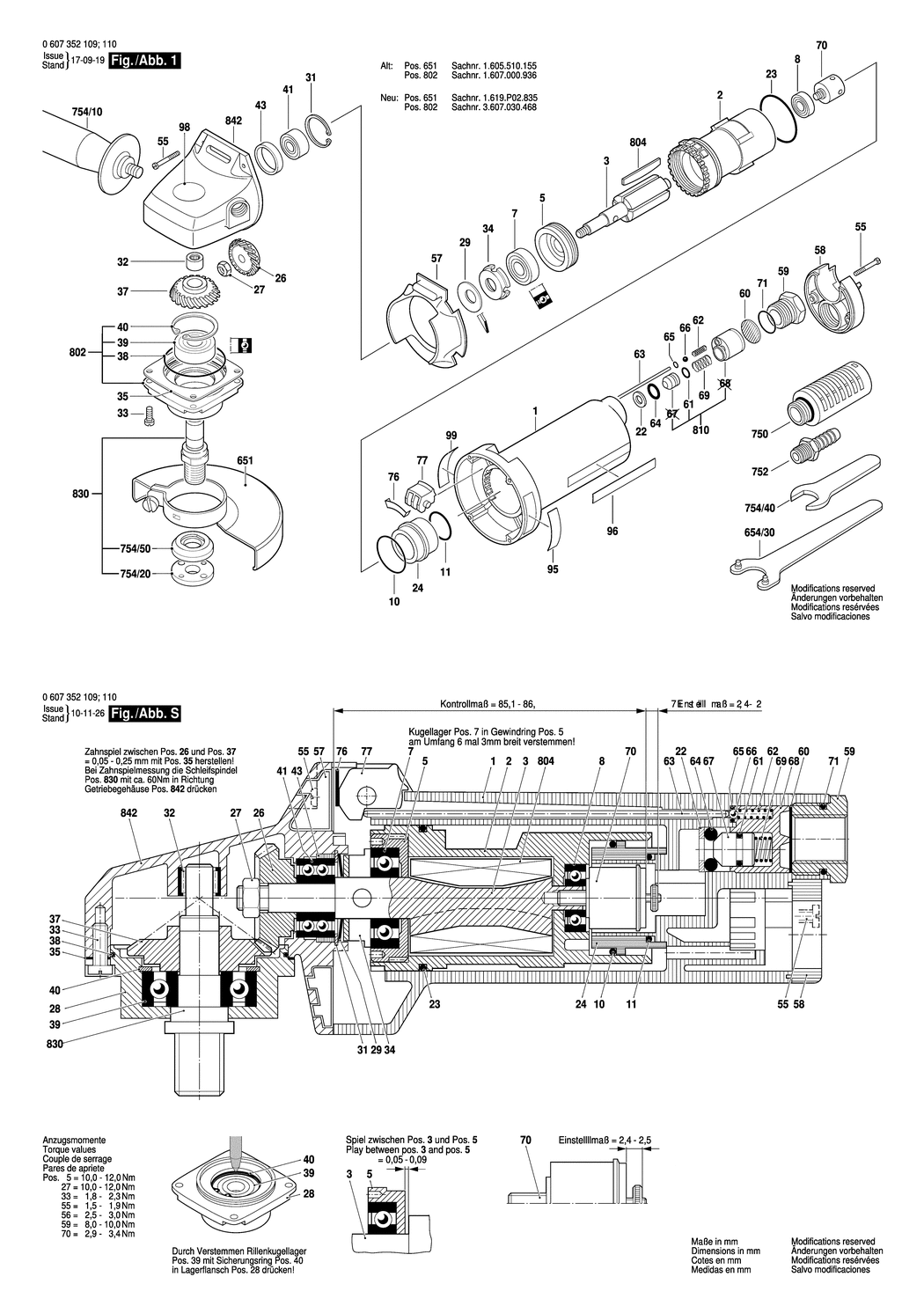 Bosch 550 WATT-SERIE / 0607352117 / --- Spare Parts