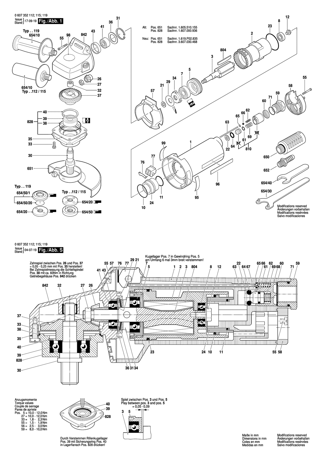 Bosch 550 WATT-SERIE / 0607352119 / --- Spare Parts