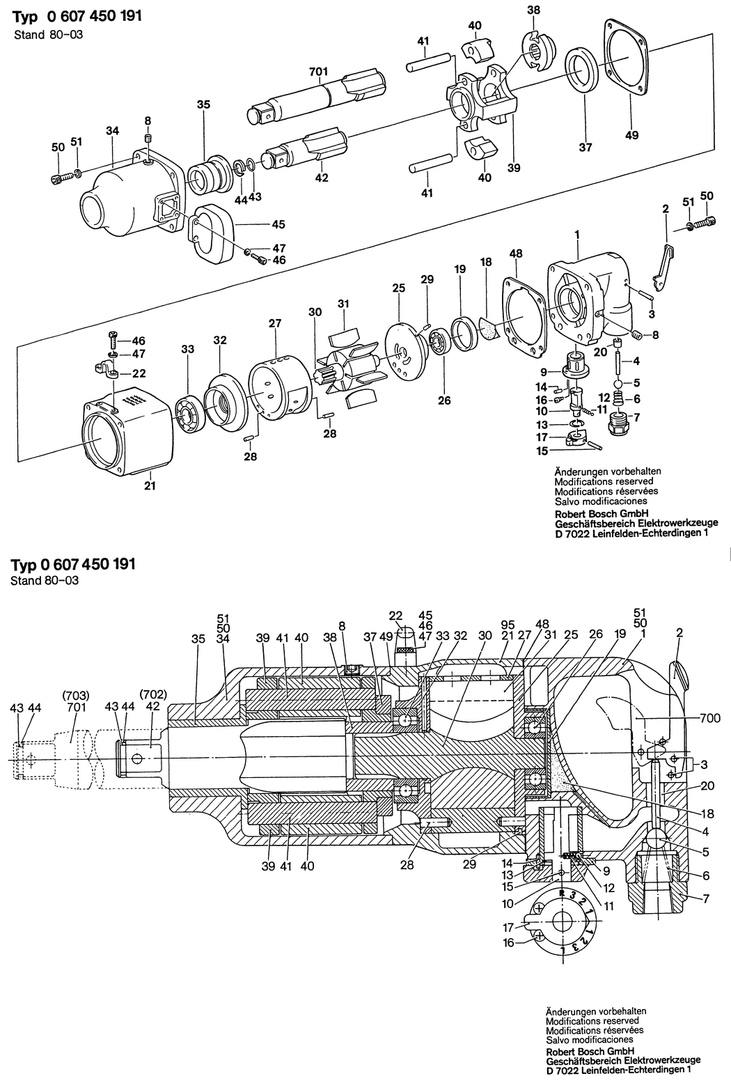 Bosch ---- / 0607450191 / --- Spare Parts