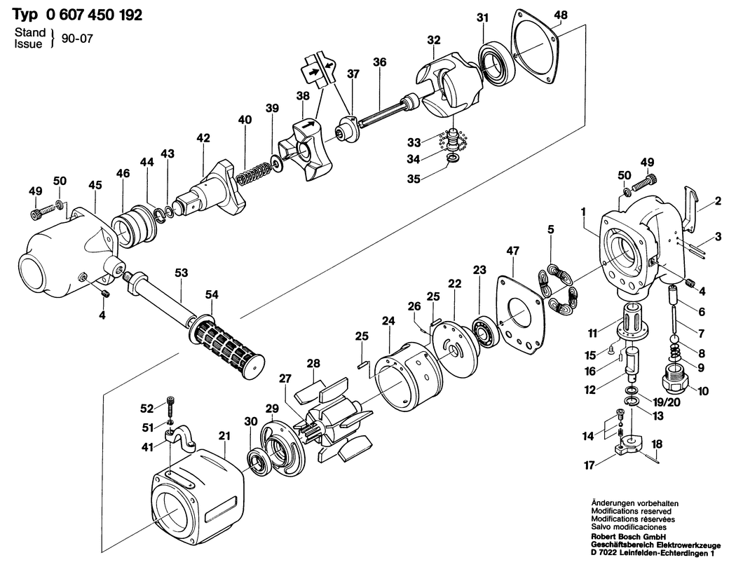 Bosch ---- / 0607450192 / --- Spare Parts